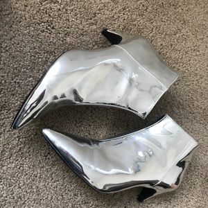 Metallic Zara Boots